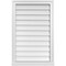 Ekena Millwork Vertical Surface Mount PVC Gable Vent w/ 2"W x 2"H , Brickmould Sill Frame, 22"W x 34"H GVPVE22X3403SN - alternate 1